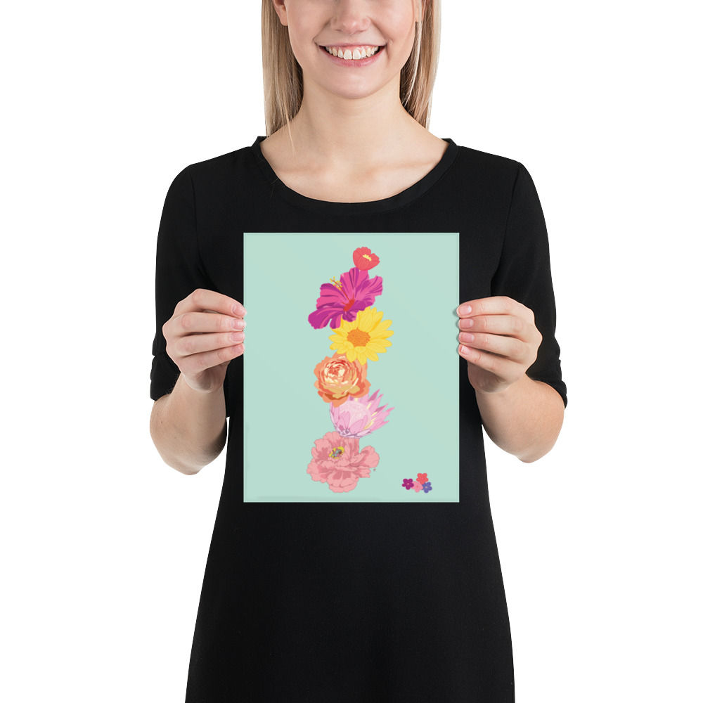 Posey Stack Art Print