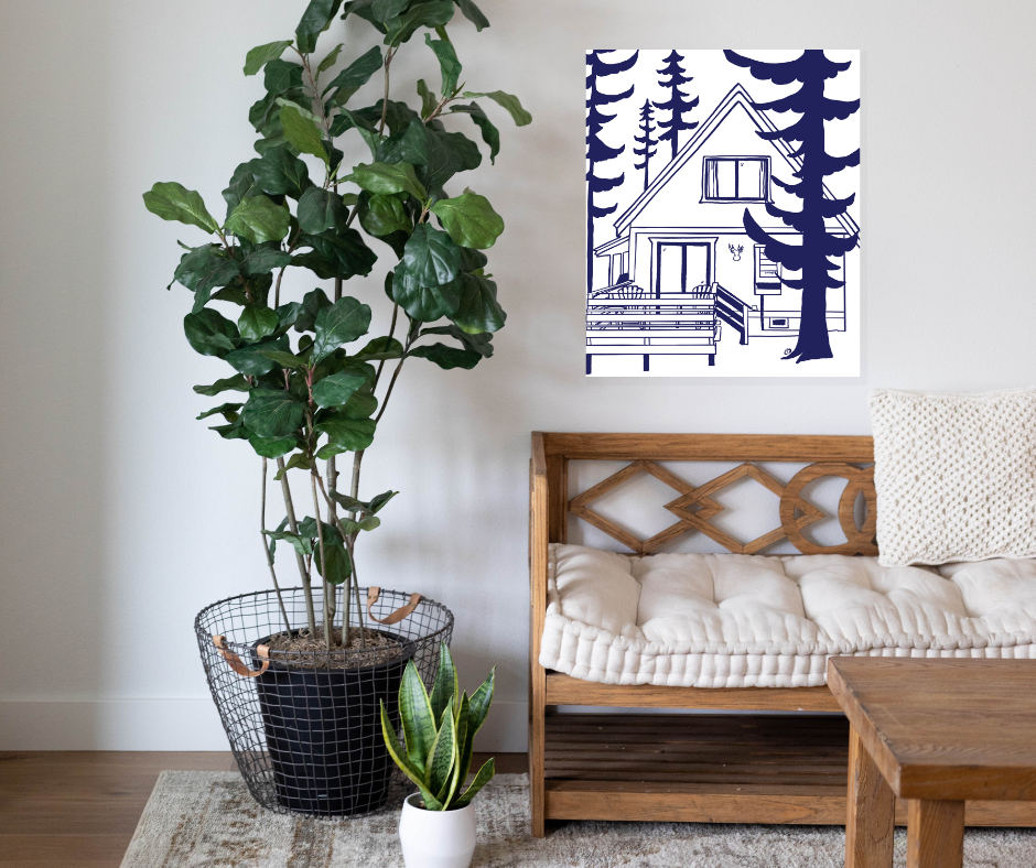 Thumbnail: Lake Life #13 Art Print