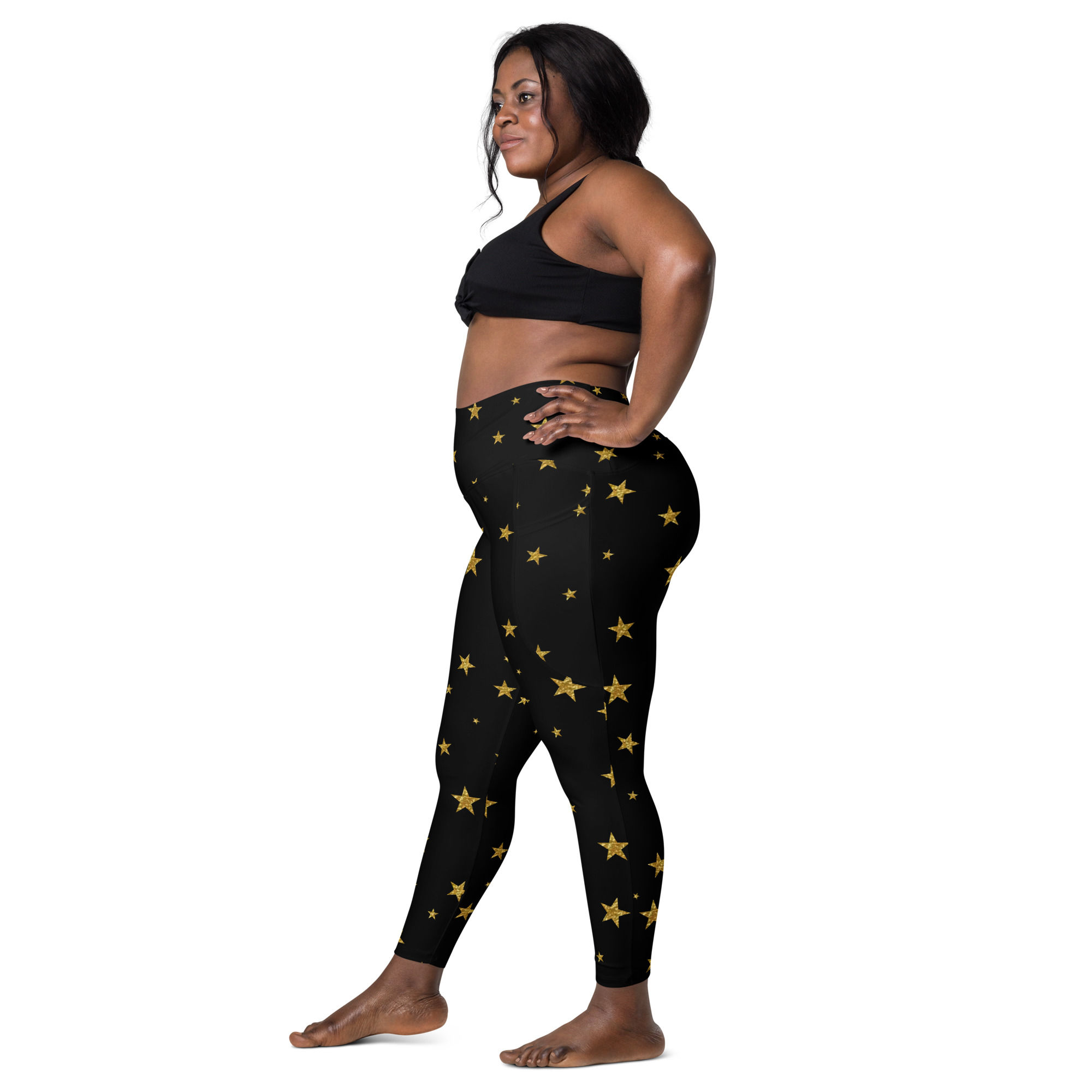 Nightfall Leggings with Pockets left side plus size