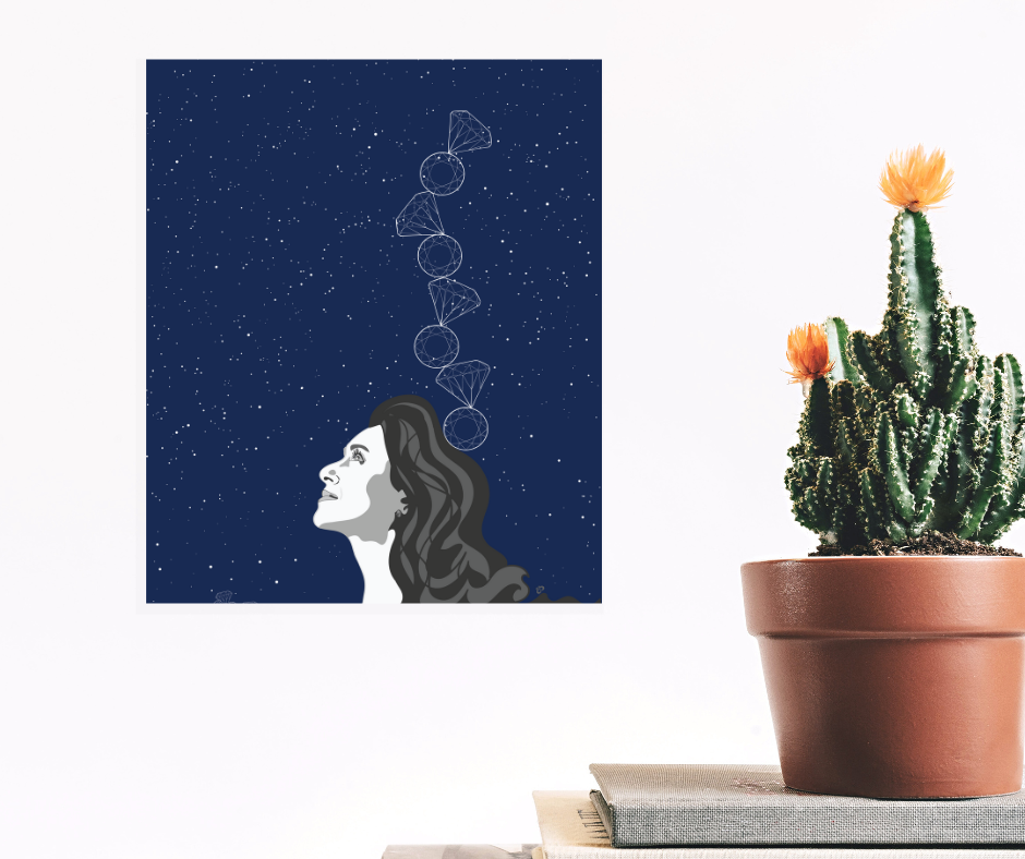 Lucy in the Sky with Diamonds Art Print
