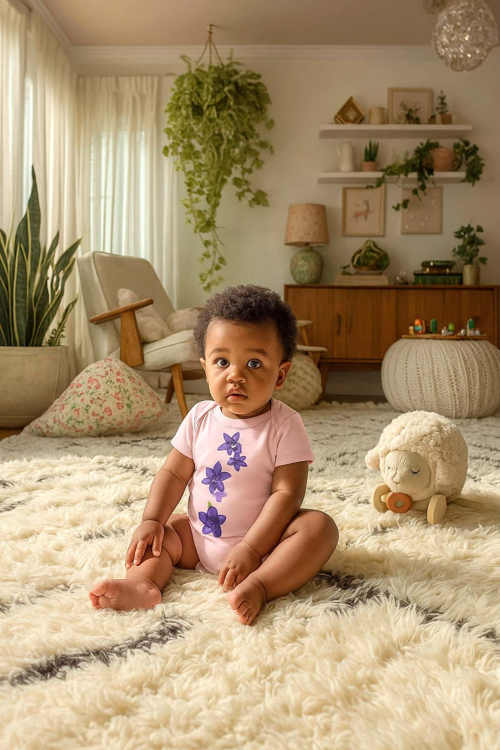 Bellflower Stack Baby Bloom Onesie