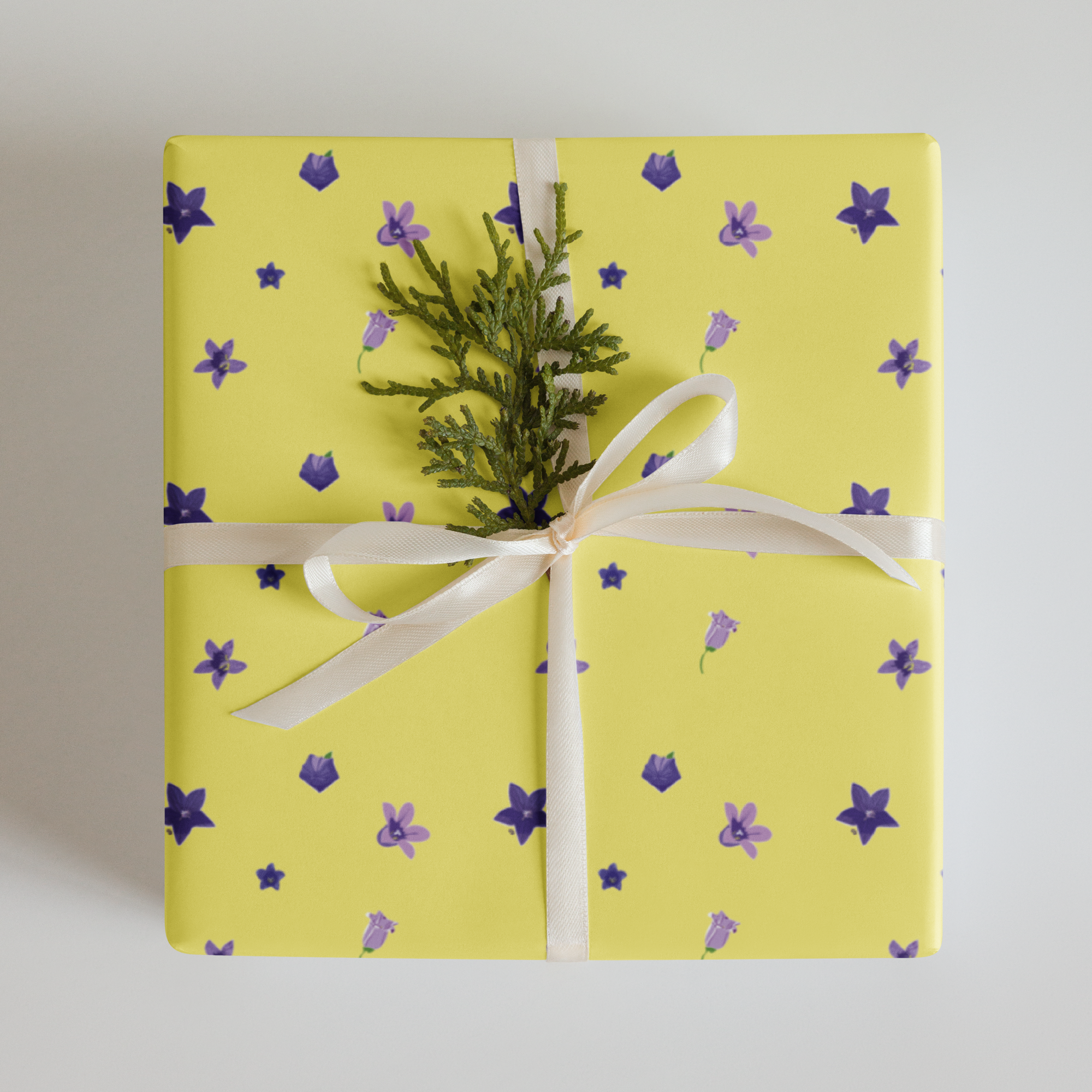 Floral pattern - Bellflowers Gift Wrap