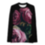 Peonies Women's Rash Guard front