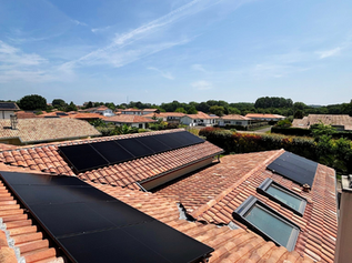Installation photovoltaïque de 6.375 kWc à Saubrigues avec batterie virtuelle