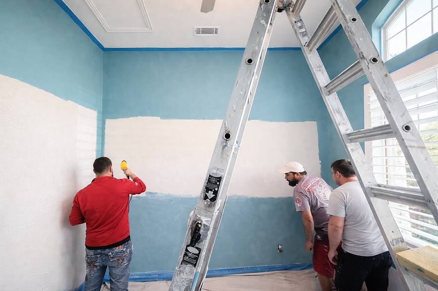 Interior painting services with smooth wall finishes in a Dallas–Fort Worth home
