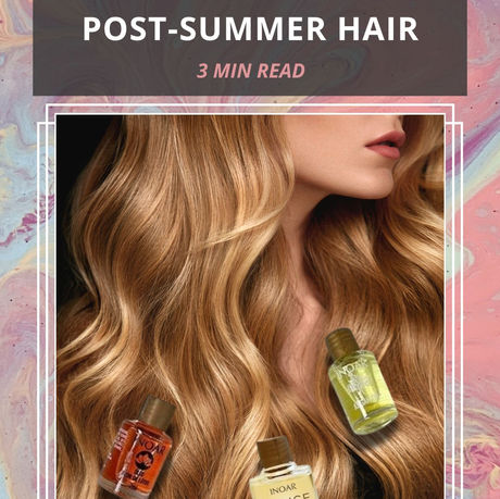 A Pinterest blog engagement post for a hair and beauty FMCG brand