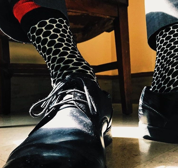Thumbnail: Multi-Patterned with Patented Comfortable Cuff Mid-Calf Cushion Socks (5 pairs)