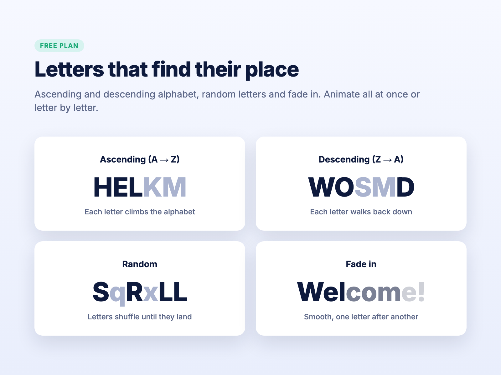 Animated Text screenshot 3
