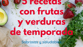 5 recetas con frutas y verduras de temporada