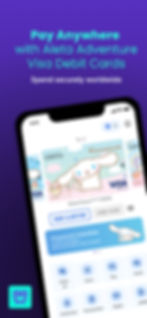 Phone showing features of Aleta App and virtual collectible cards