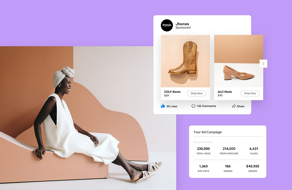 Drive customers to your online store marketing campaigns