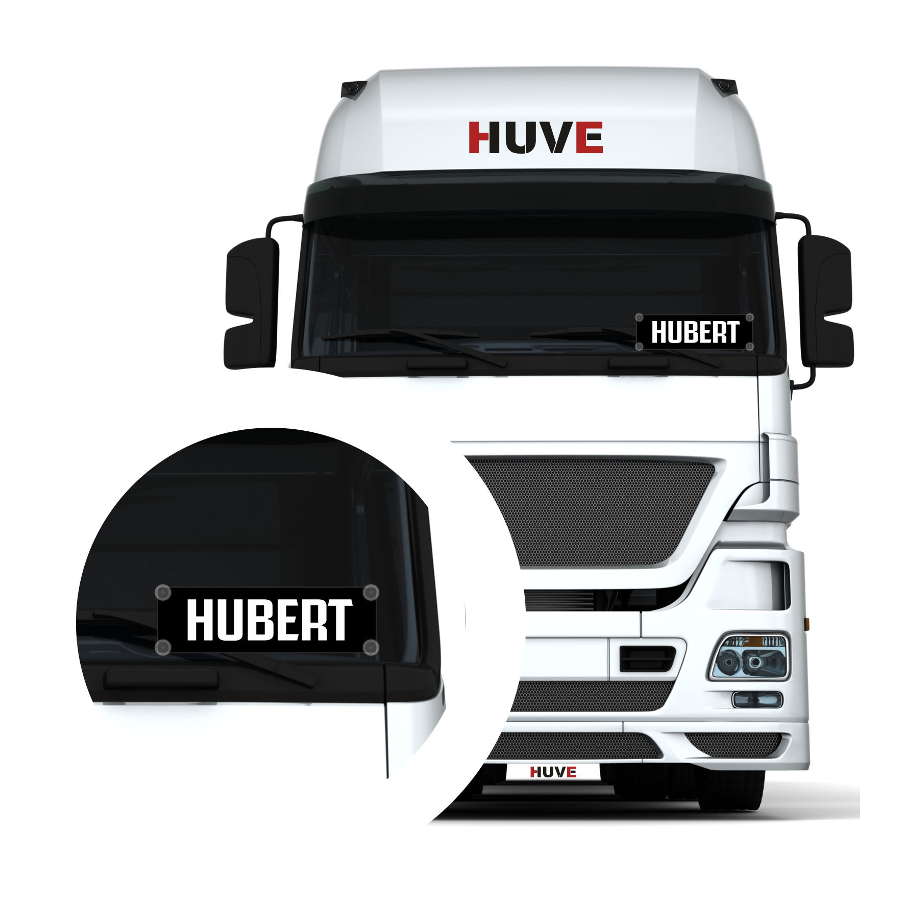 Tablica imienna LED na szybę 50x15cm (5)