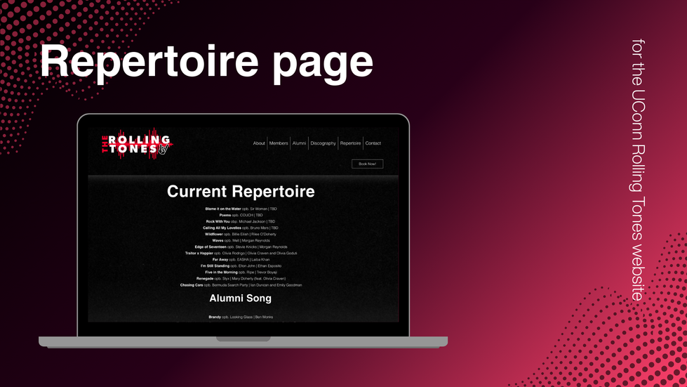 Repertoire Page