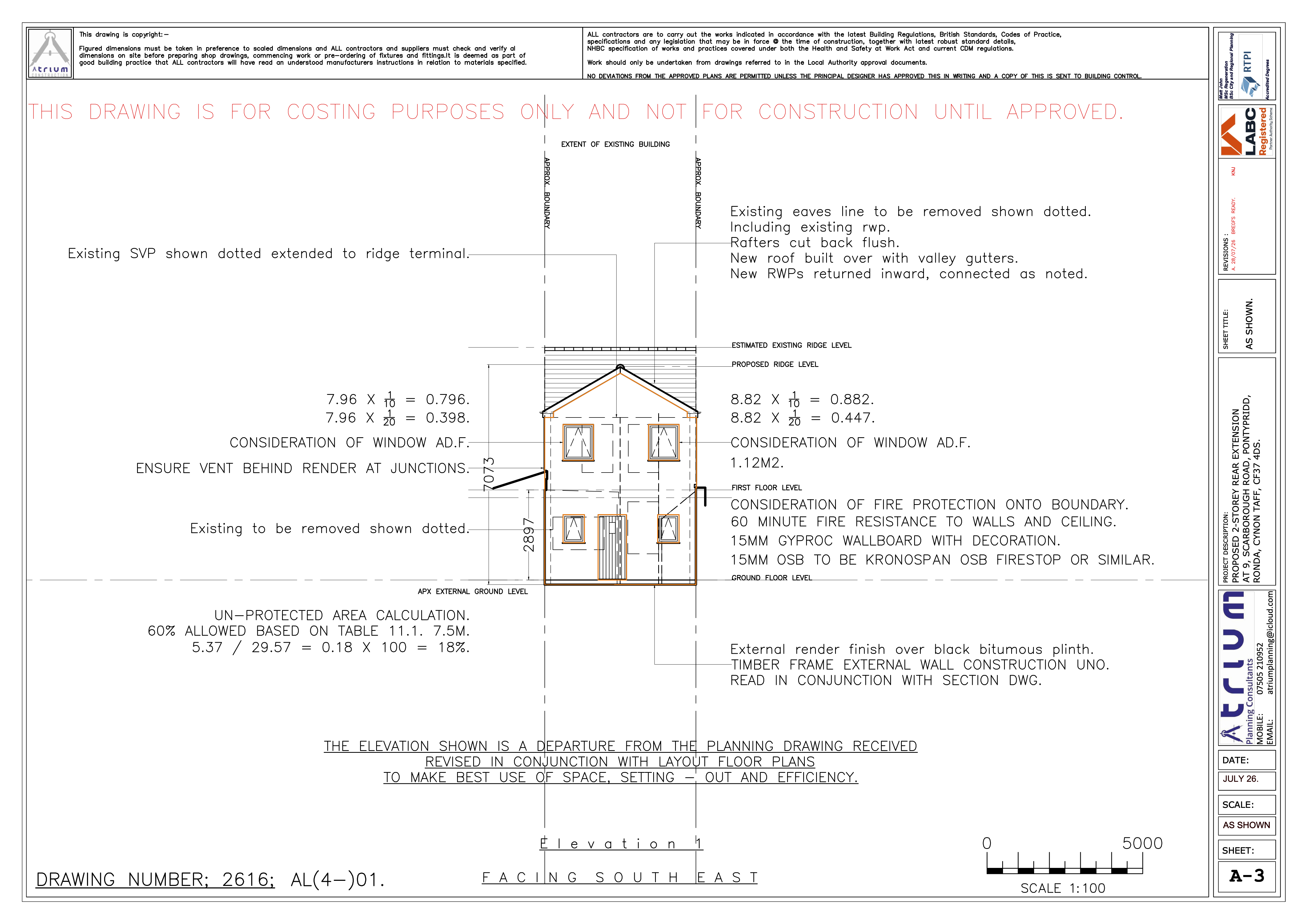 Atrium Planning Consultants — Pontypridd Extension