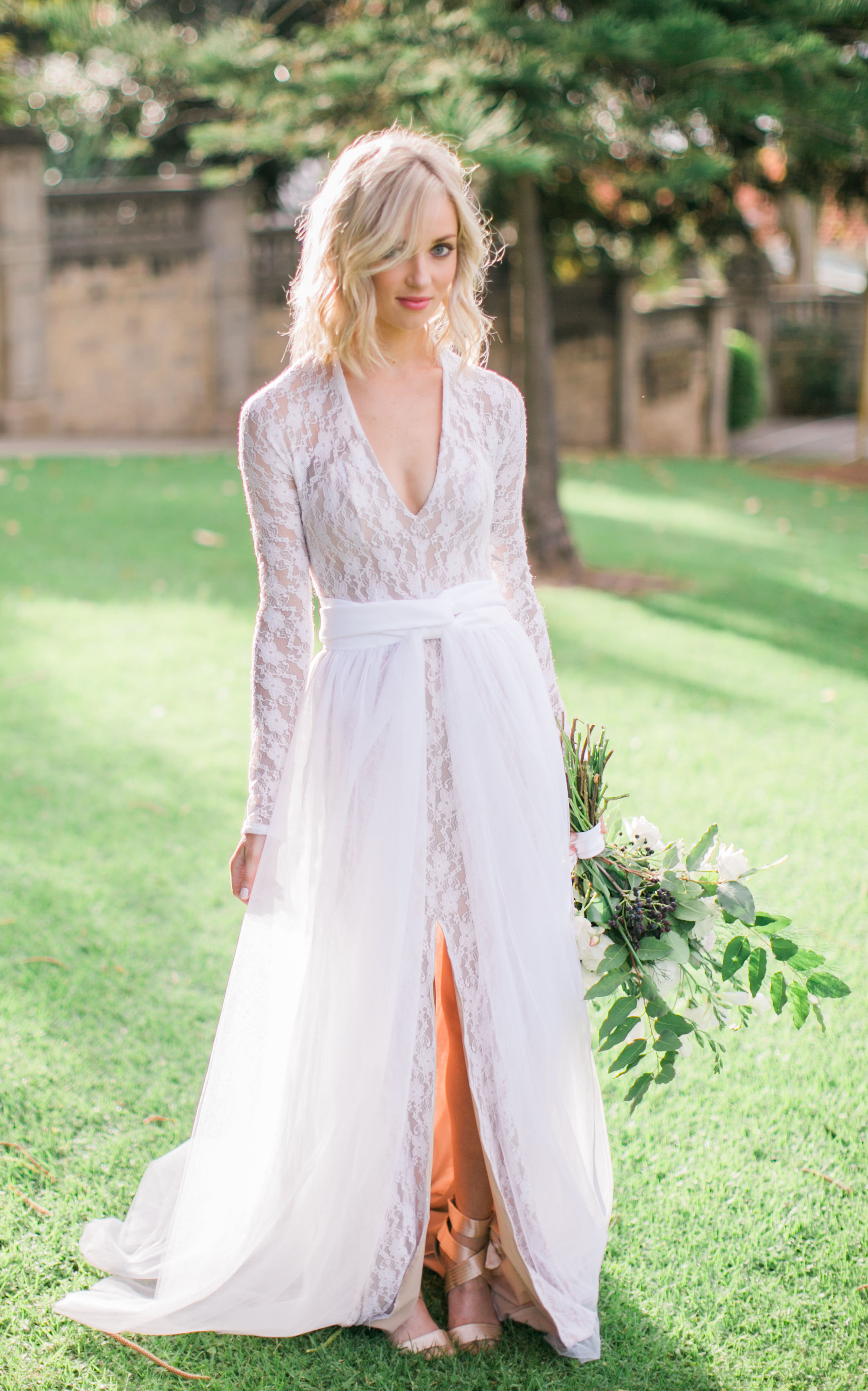 White tulle wrap skirt clearance