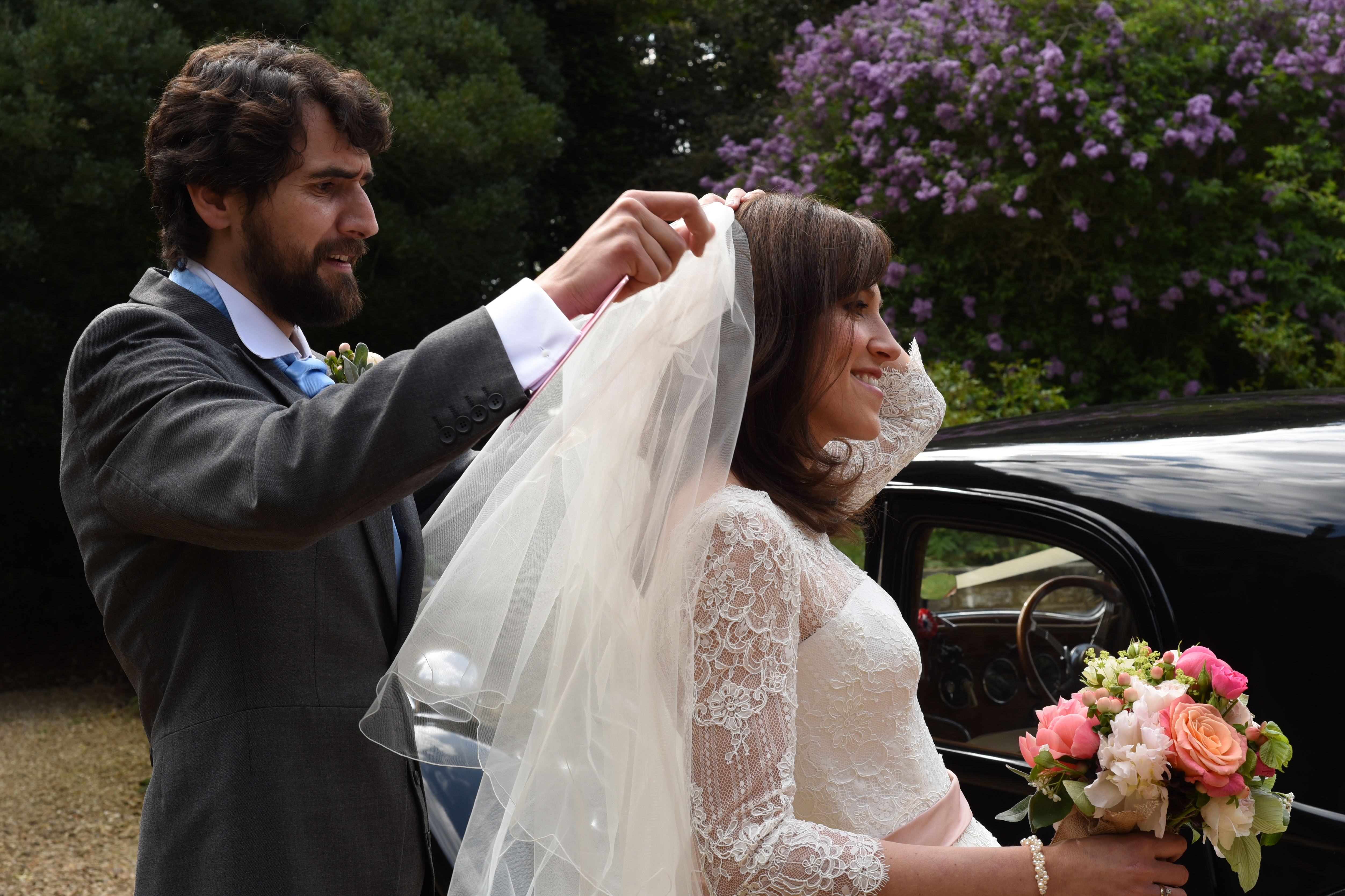 Adjusting the veil