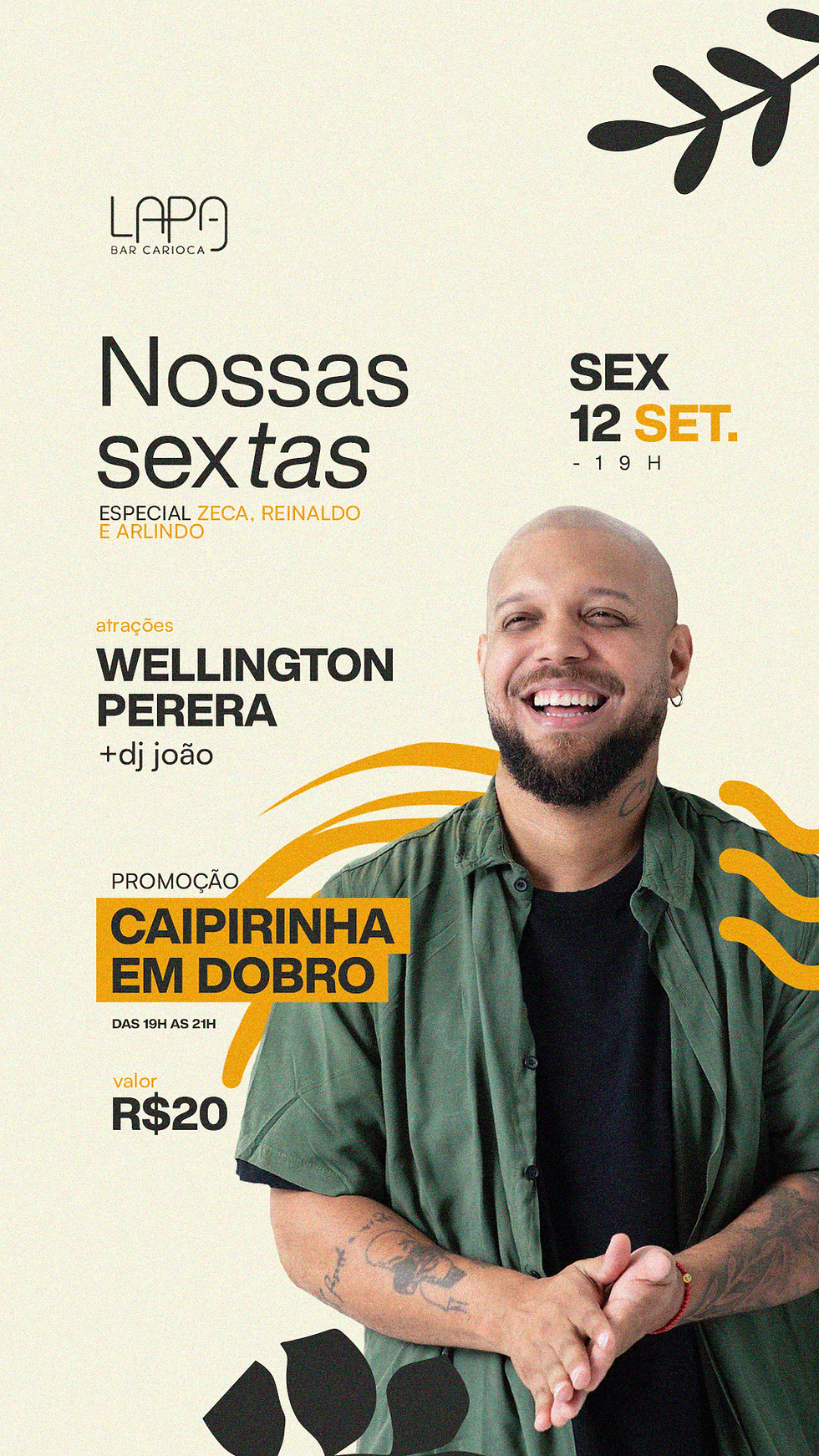 NOSSAS SEXTA NO LAPA - WELLINGTON PERERA