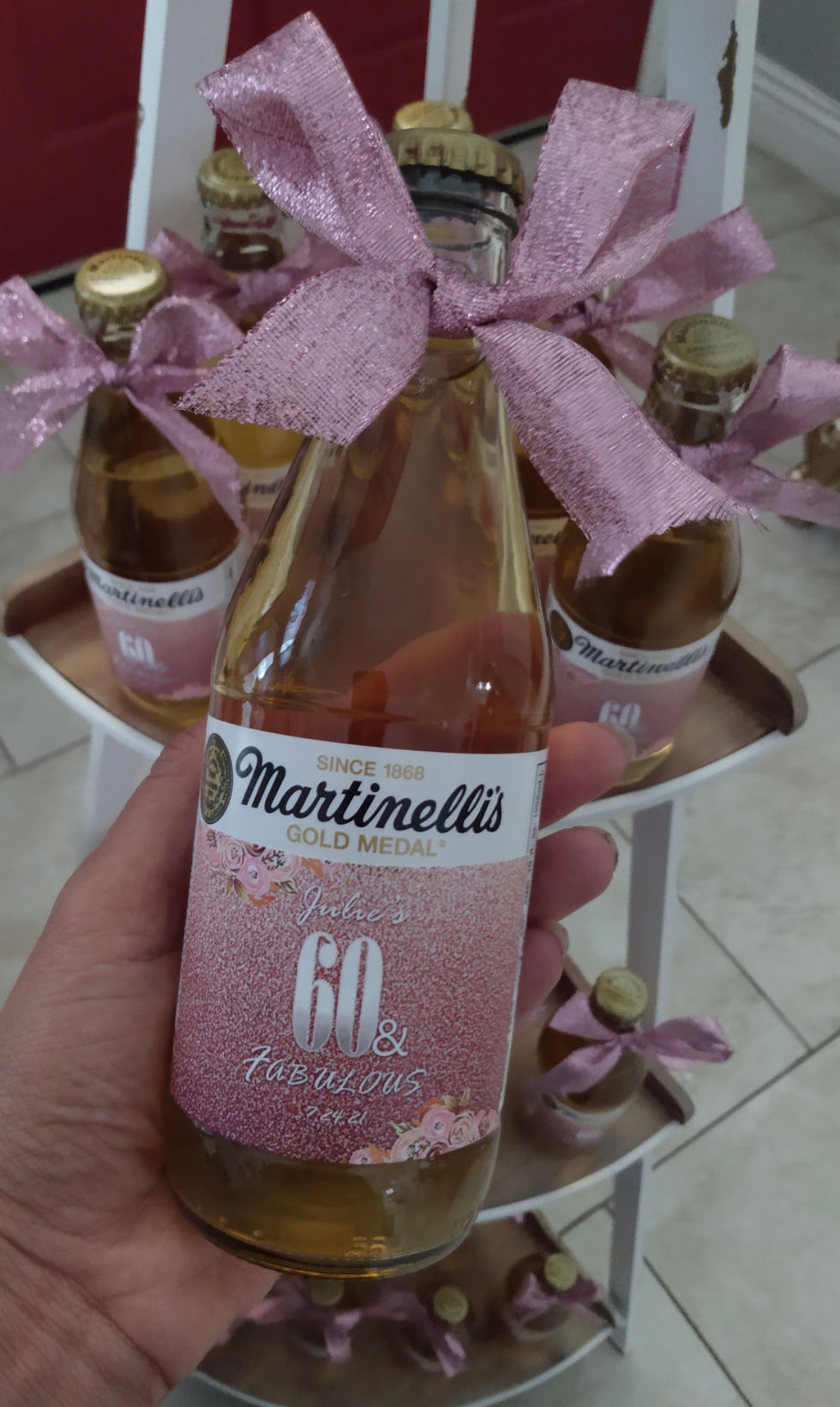 Thumbnail: Customized mini Apple Cider Bottles