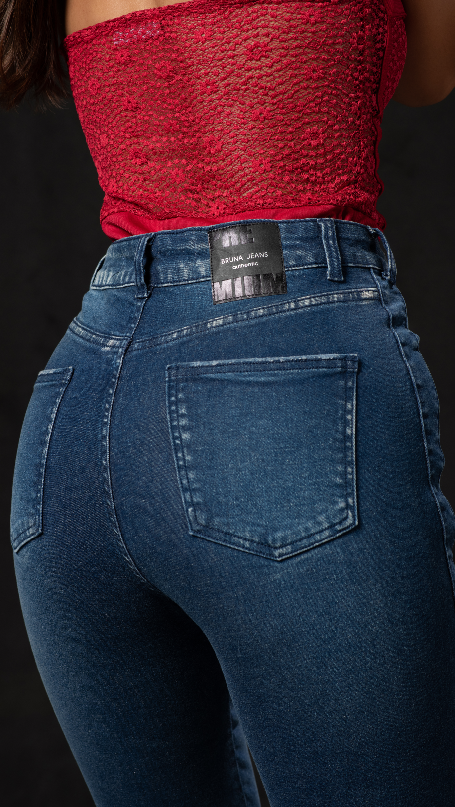 Miniatura: Calça Super Skinny cropped com botões nas laterais