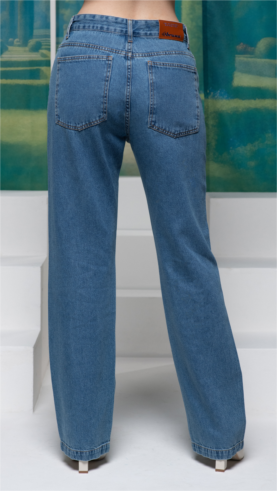 Miniatura: Calça relaxed lateral deslocada