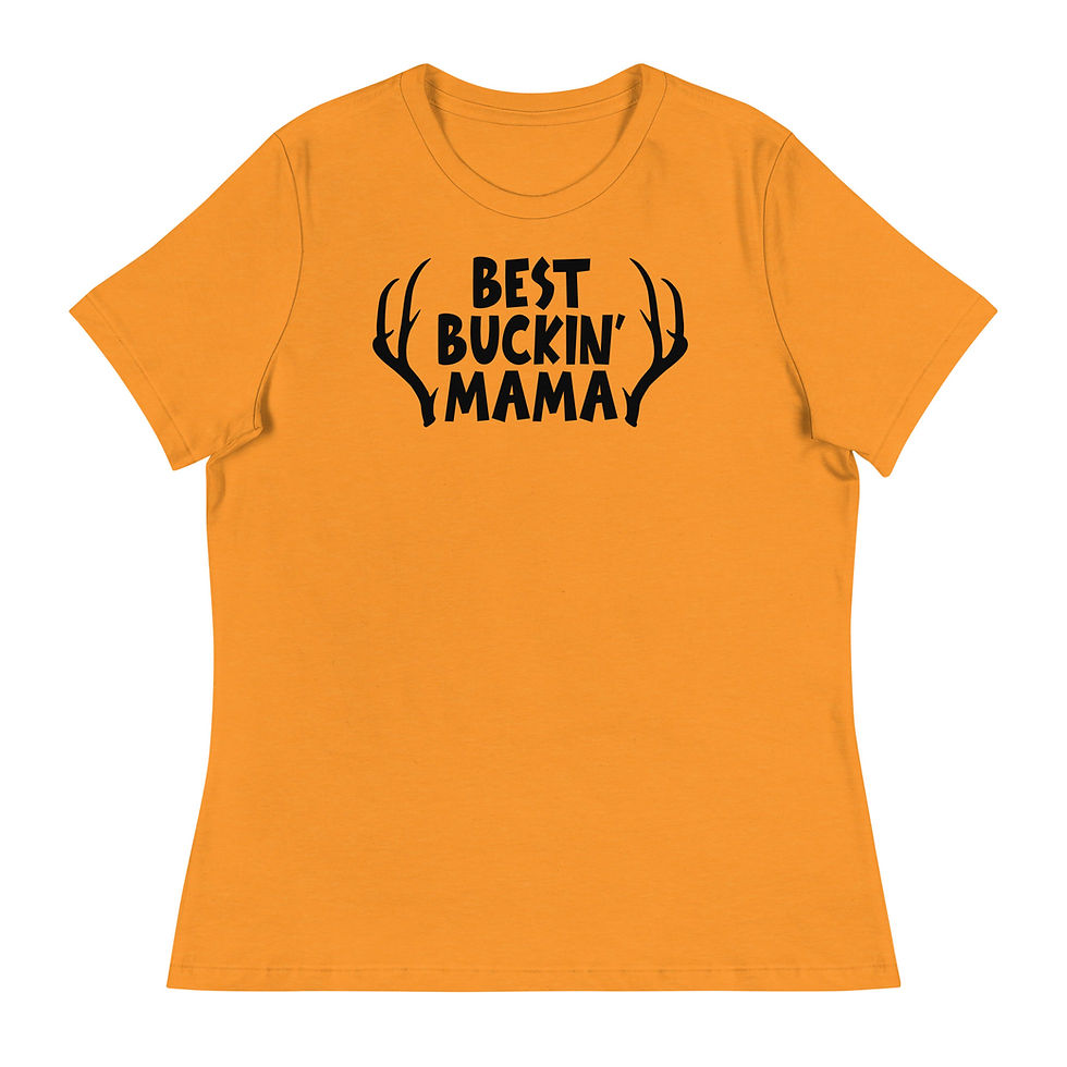 Thumbnail: Women's Relaxed Best Buckin' Mama T-Shirt