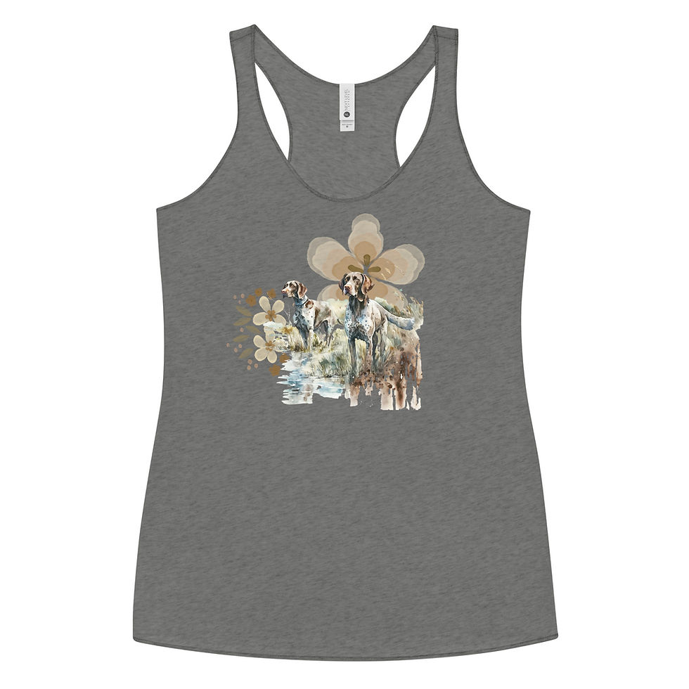 Thumbnail: Women's Racerback Flower GSP Tank