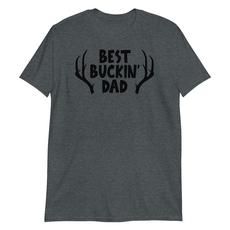 Thumbnail: Mens Best Buckin' Dad T-Shirt