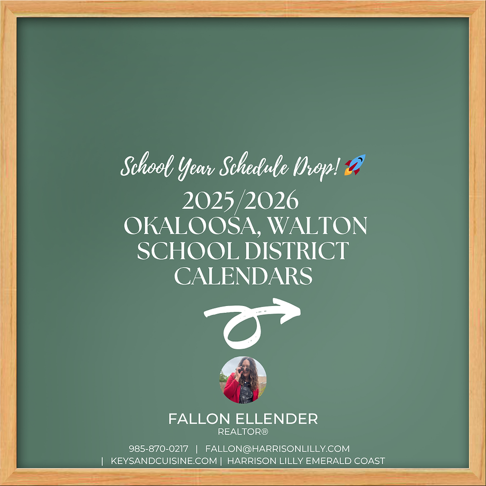 School starts August 11, 2025 across Okaloosa County—and here in Niceville, it’s time to gear up for the new school year. As a local REALTOR® and private chef, I understand that back-to-school season brings bustling schedules, jam-packed mornings, and the need for both stability and nutrition at home.