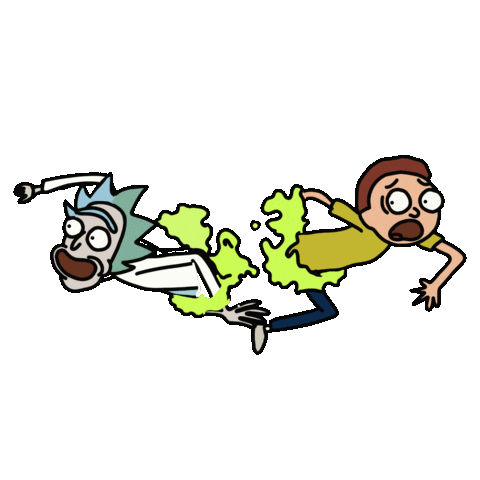 Rick And Morty Sticker.gif