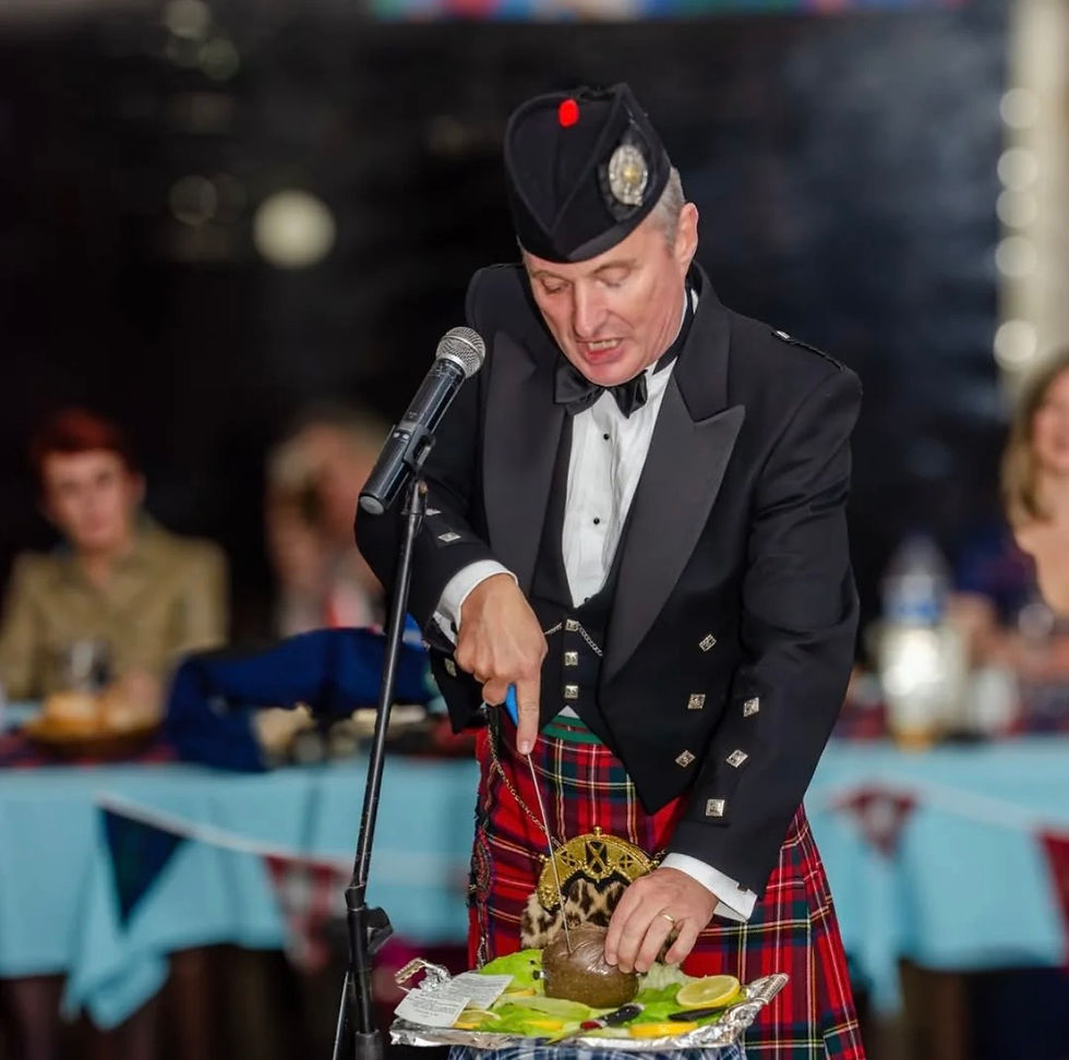 Bagpiper James