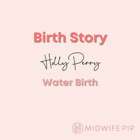 Holly Perry’s Birth Story: Water Birth