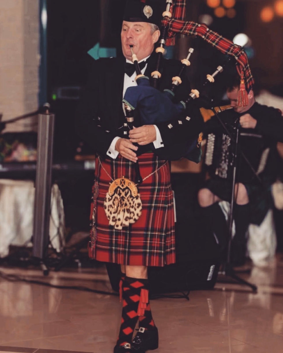 Bagpiper James