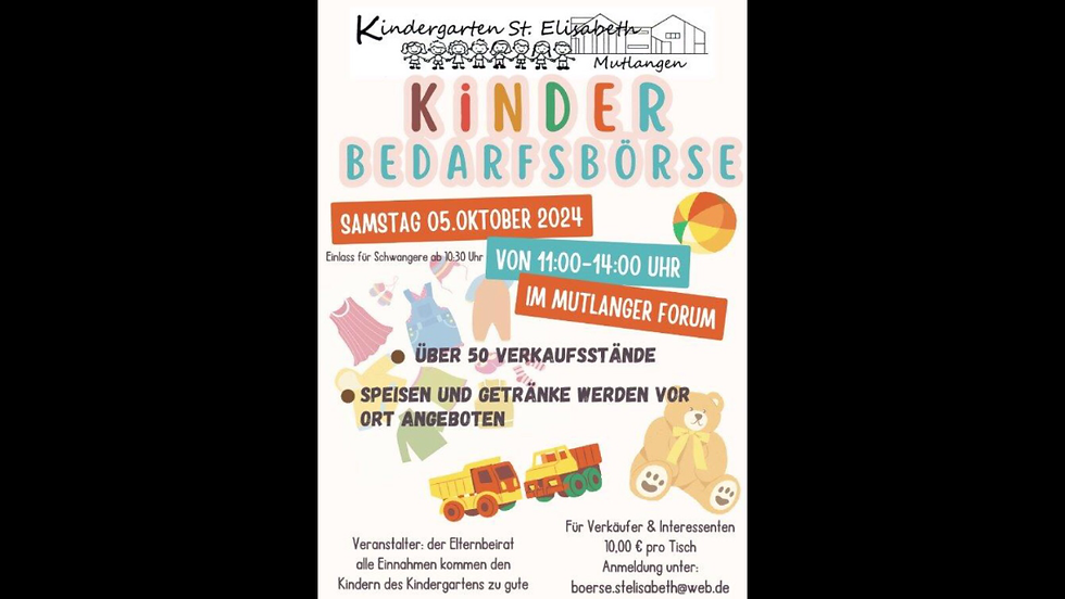Mutlangen Kinderbedarfsbörse 