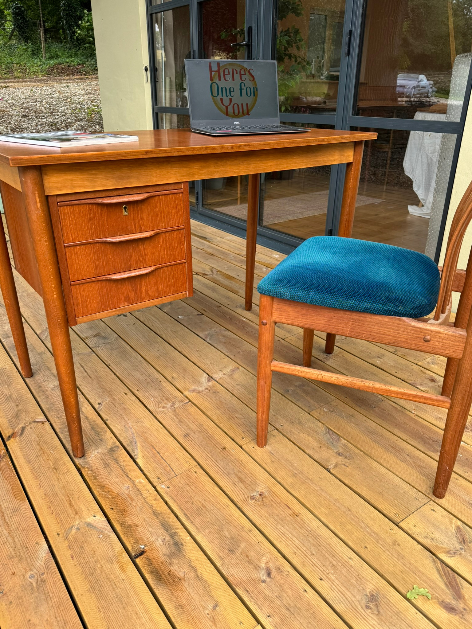 Danish Mid Century Desk, Teak, 1960s