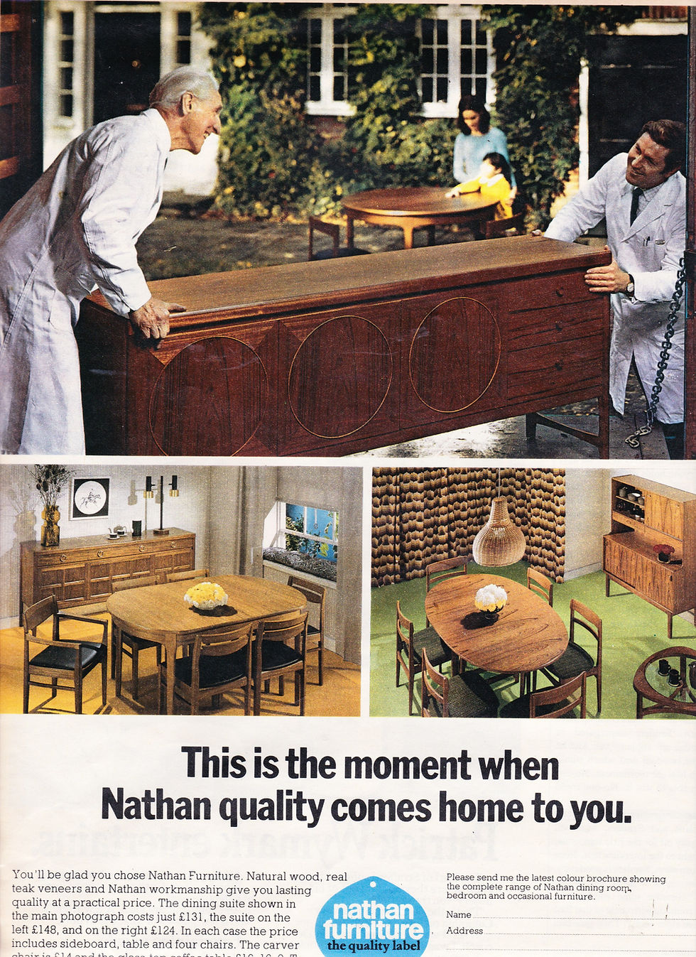 Thumbnail: NATHAN Circles Mid Century Long Sideboard