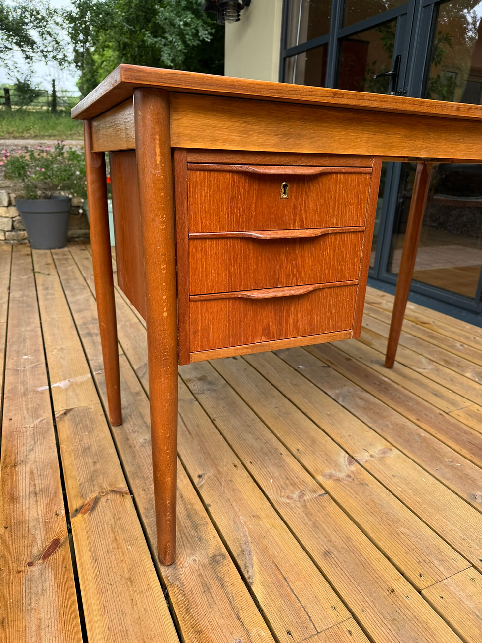 Thumbnail: Danish Mid Century Desk, Teak, 1960s