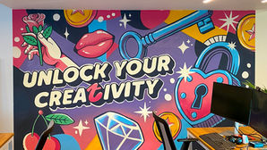 ציור קיר גרפיטי משרדי טנגו Tango תל אביב יפו Tao-b3