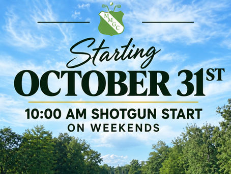 Weekend Golf Update at McCann Memorial!