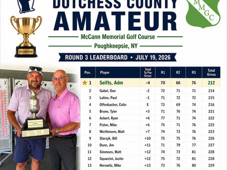 Congratulations to our 2026 Dutchess County Amateur Champion!