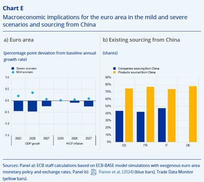 Figure 13: Implications for the Euro Area in the mild and severe scenarios