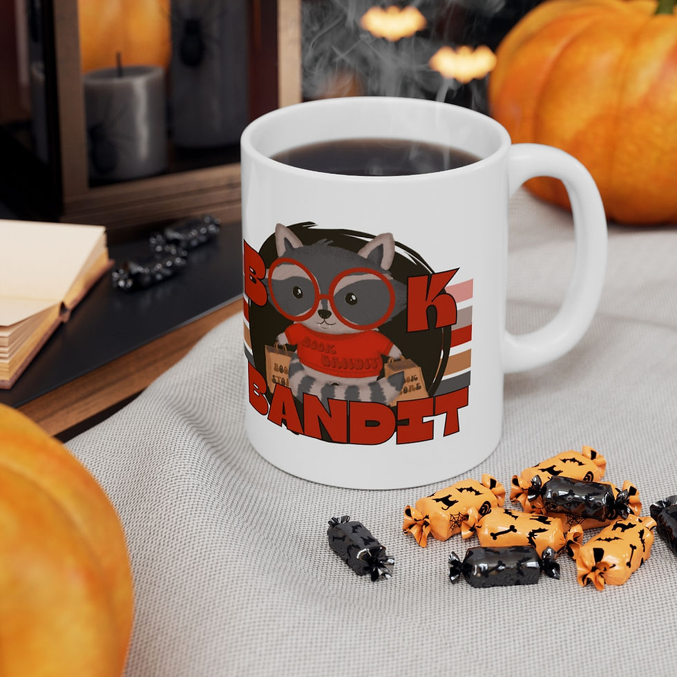 Thumbnail: Book Bandit Ceramic Mug 11oz