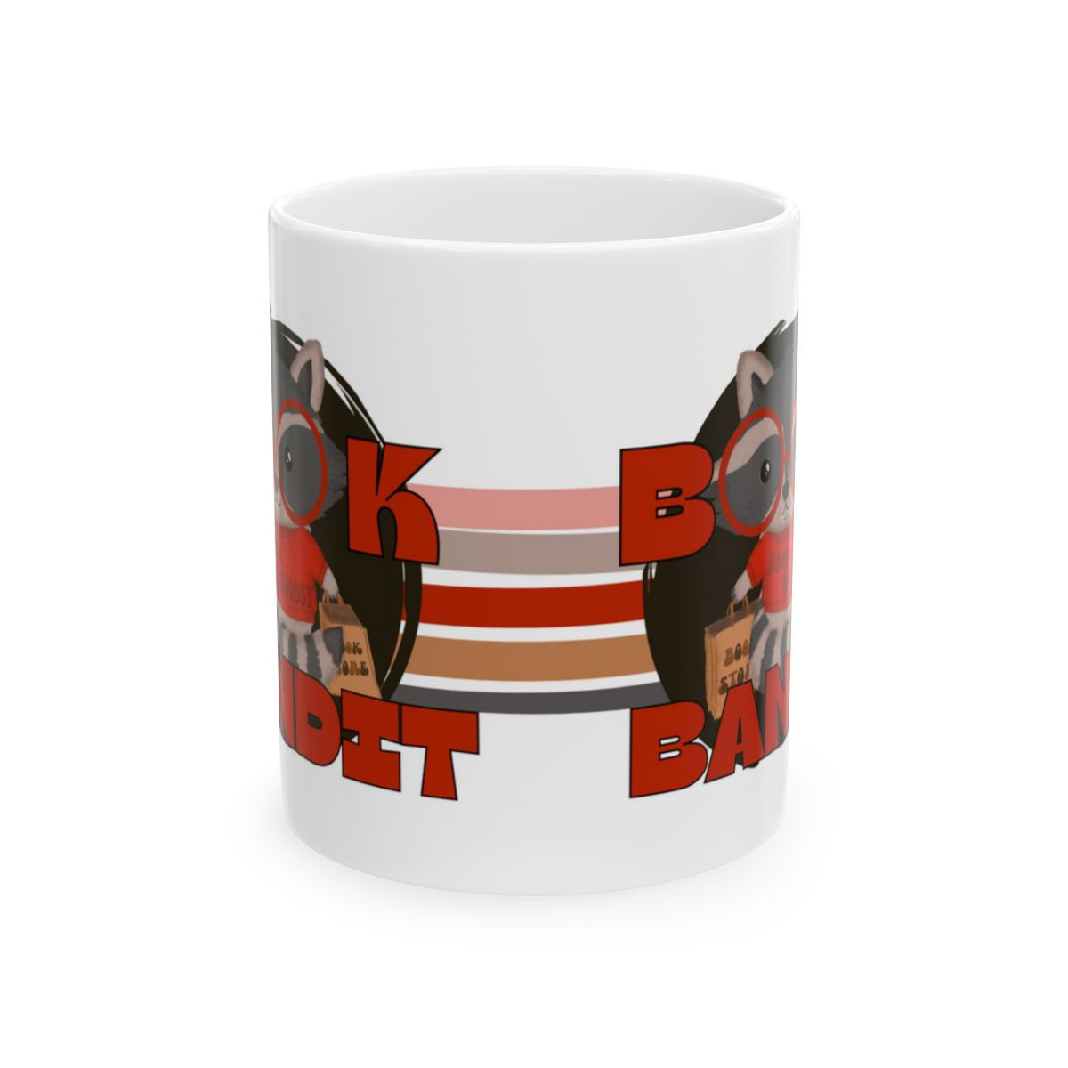 Book Bandit Ceramic Mug 11oz