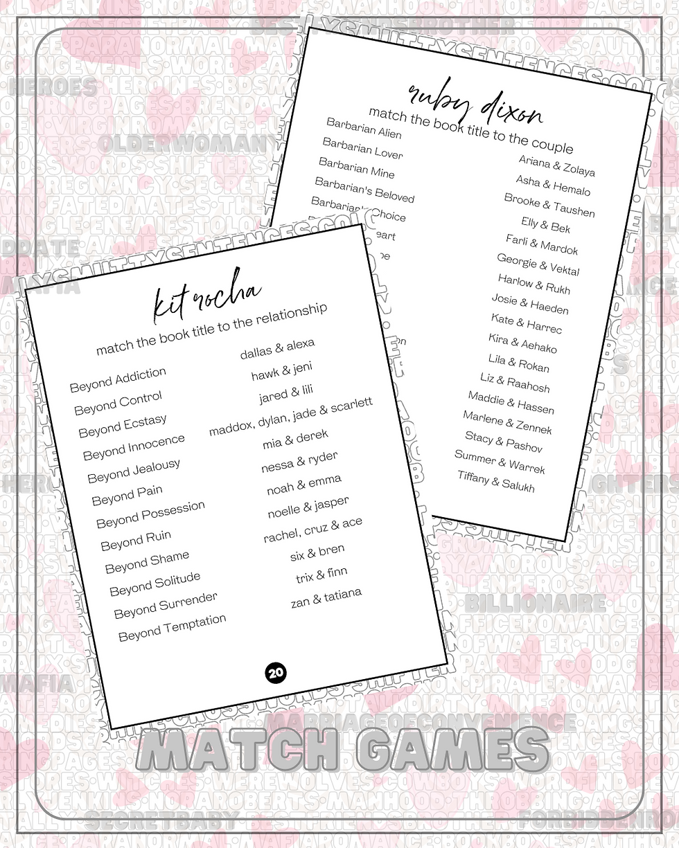 Thumbnail: The Romance Genre Lover's Ultimate Book of Fun & Games