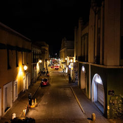 Modernizan alumbrado del primer cuadro de Pachuca