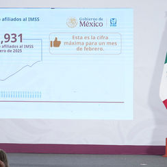 México logra cifra histórica de Empleos: 22.4 millones de afiliados al IMSS