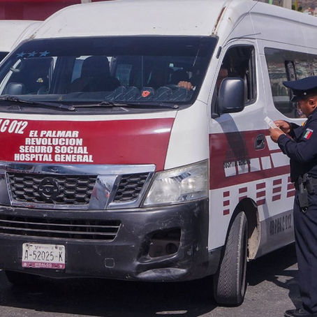 Mantendrán supervisión al transporte público en Pachuca durante 2026
