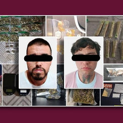 Aseguran más de 4 mil dosis de droga durante cateos en Pachuca; 2 detenidos