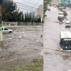 Alertan por fuertes lluvias y riesgo de inundaciones en Pachuca