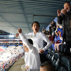 Niños y jóvenes estudiantes vivieron la pasión del triunfo del Pachuca sobre Monterrey
