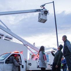 Mineral de la Reforma mejora alumbrado público para fortalecer la seguridad